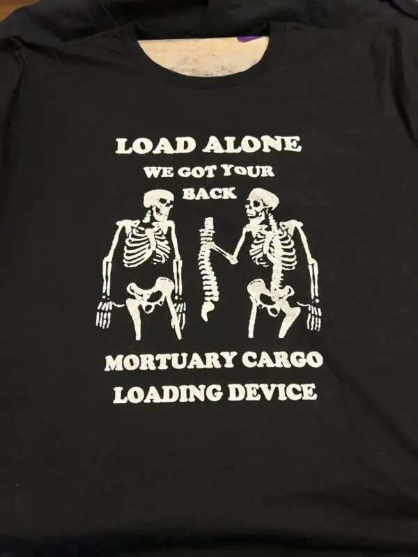 Load Alone We Got Your Back Print Shirt